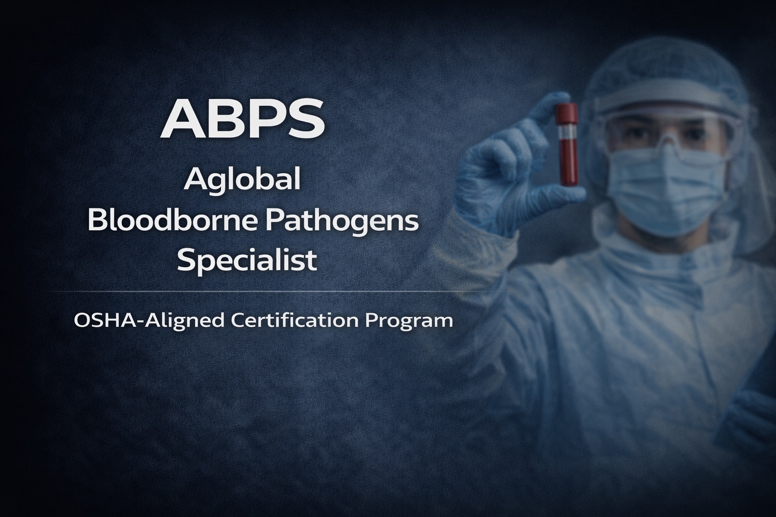 Aglobal Bloodborne Pathogens Specialist (ABPS)
